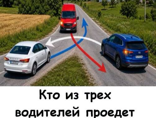 Даже опытные водители ошибаются: кто первым проедет, если у всех помеха справа?